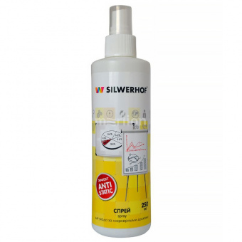 Чистящая жидкость-спрей Silwerhof для маркерных досок, 250 мл