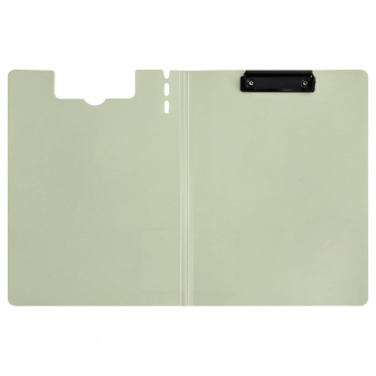 Папка-планшет с прижимом А4 вертикальный, серый