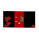 Папка-регистратор Hatber «Red on Black «Маки», А4, корешок 50 мм