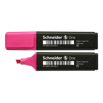 Текстовыделитель Schneider «One 151», скошенный наконечник 5 мм, розовый