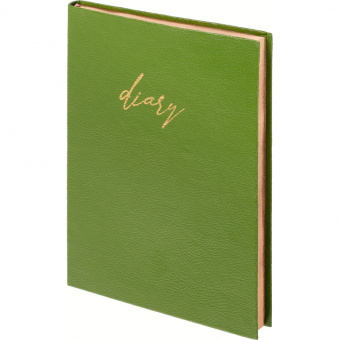 Ежедневник недатированный А5, 136л, 140х200мм Attache, зеленый