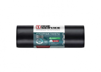 Пакеты для мусора Особопрочные Titan LD 70*110 черные 120л/10шт