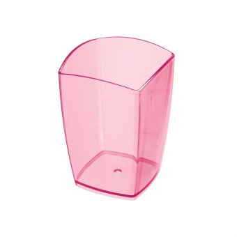 Подставка-органайзер Attache Selection "Flamingo" (стакан для ручек), полистирол, полупрозрачный розовый