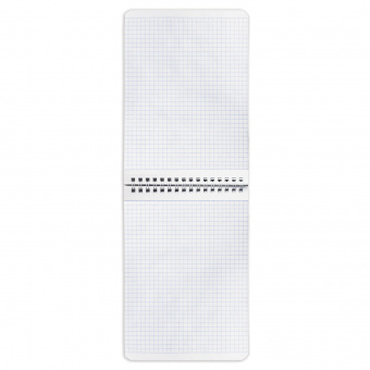 Блокнот А5 146х206мм, 80л, гребень, картон, жесткая подложка, клетка, BRAUBERG