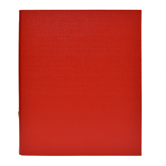 Папка-регистратор на 2 кольца «Century» А4 с покрытием из ПВХ/ПВХ, 35 мм, красная