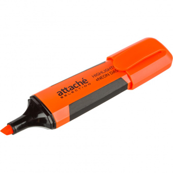 Маркер текстовыделитель Attache Selection Neon Dash 1-5мм оранжевый
