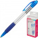 Ручка шариковая Attache Happy в прозрачном корпусе, масляные чернила синего цвета