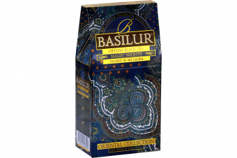 Чай черный байховый "Волшебные ночи" Basilur "Oriental Collection" ароматизированный с ягодами клюквы и лепестками василька, 100г 