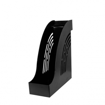 Лоток вертикальный для бумаг inФОРМАТ, ширина 95 мм, черный