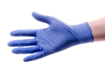 Перчатки нитриловые неопудренные голубые одноразовые 11гр/пара размер XL, 100шт/уп