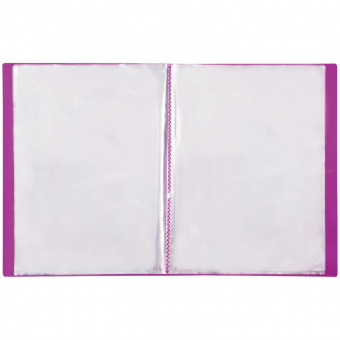 Папка Berlingo "Color Zone", А4, 40 вкладышей, корешок 21 мм, 600 мкм, розовая
