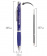 Ручка шариковая масляная автоматическая с грипом BRAUBERG "Jet-X", СИНЯЯ, узел 0,7 мм, линия письма 