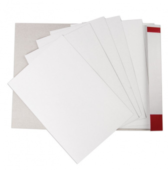 Картон белый А4 немелованный (матовый), 8 листов, в папке, BRAUBERG, 200х290 мм, "Сказочный домик"