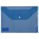 Папка-конверт 120мкм прозр. синий