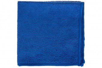 Салфетка хозяйственная из микрофибры 220г/м2 30х30см синяя