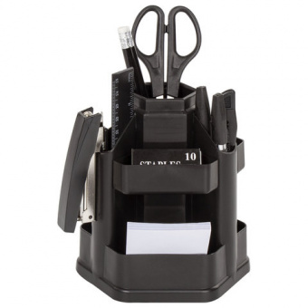 Канцелярский набор STAFF "Офисный", 14 предметов, офисный, вращающаяся конструкция