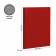 Папка с 40 вкладышами СТАММ А4, 21мм, 500мкм, пластик, красная