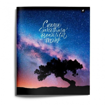 Тетрадь Lorex "Soft Touch. SKY OF STARS. SUNSET", А5, 48 листов, клетка, двойная обложка