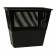 Корзина для мусора, сетчатая, прямоугольная, 12 литров, черная