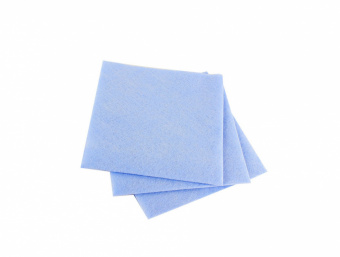 Салфетки для уборки, 30 × 30 см, 3 шт., вискоза, голубые