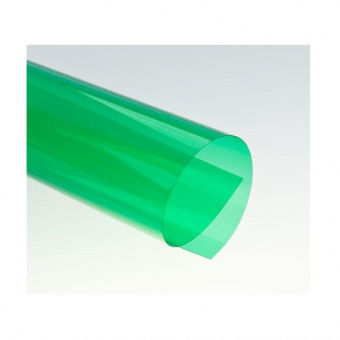 Обложки для переплета пластик А4 прозрач., зеленые, 200 мкм, US-0.2mm 100шт  