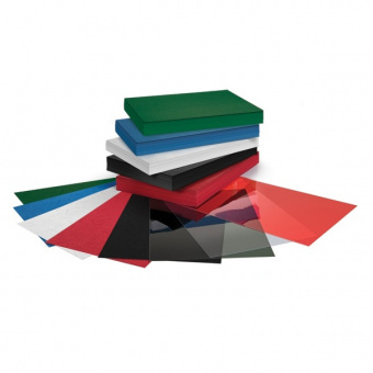 Задняя обложка для переплета Forpus А4, комплект 100 шт, картон 230 г/м², красная