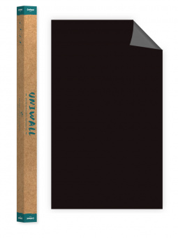 Доска магнитно-маркерная UNIWALL на самоклеящейся основе, в рулоне, 120 х 300 см, черная