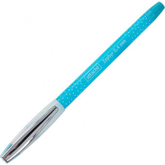 Ручка шариковая Attache Zephyr, синий ст. корп.ассорти