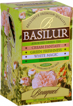 Чай "Basilur" "Bouquet" 25 конв.*1,5г Ассорти аром. зел. 