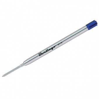 Стержень для шариковых ручек, 99 мм, 1 мм, синий, металлический корпус (тип Parker)
