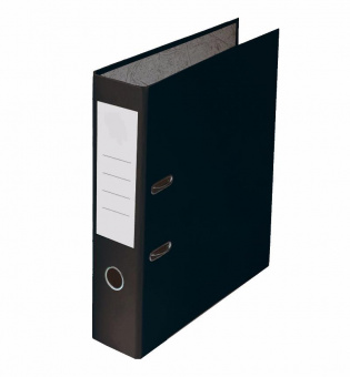 Папка-регистратор «Century» А4 с покрытием из ПВХ/бумага, 70 мм, черная