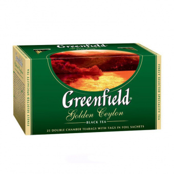 Чай черный Greenfield «Golden Ceylon», 25 пакетиков