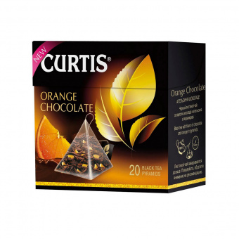Чай черный Curtis "Orange Chocolate", 20 пирамидок