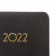 Ежедневник датированный 2022 А5 138x213 мм BRAUBERG "Select", балакрон, черный