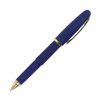 Ручка шариковая масляная LOREX, серия Grande Soft, 0,7 мм, стержень синий, корпус темно-синий