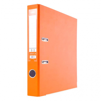 Папка-регистратор А4 50мм ПВХ оранжевый Deli РАЗБОРНАЯ