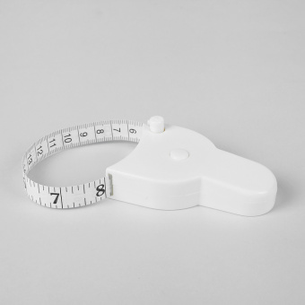 Рулетка сантиметровая для измерения объемов тела, 1,5 м, белая