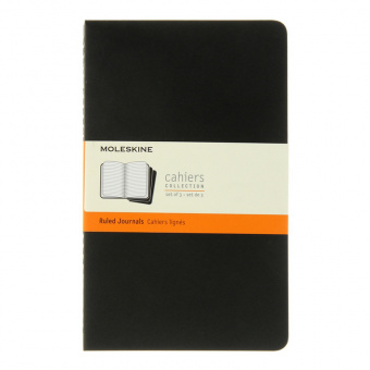 Блокнот MOLESKINE «Cahier Journal» large, А5, 40 листов, линейка, твердый переплет