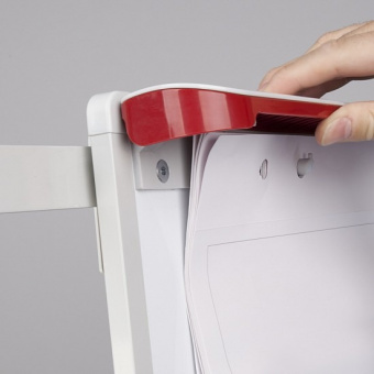 Доска-флипчарт «Mobilchart Pro RED» магнитно-маркерная, 70 × 100 см, передвижная