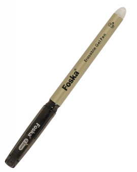 Ручка гелевая Foska «Пиши-Стирай», стираемая, 0,5 мм, стержень черный