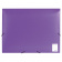 Папка на резинках BRAUBERG "Office", фиолетовая, до 300 листов, 500 мкм