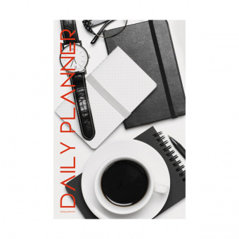 Ежедневник полудатированный Канц-Эксмо «Офисный стиль. Черный кофе», А5, 192 листа, матовая ламинация