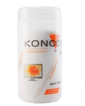 Салфетки для ЖК-экранов в банке, 100 шт