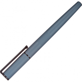 Ручка гелевая Attache "Graphite", 0,35 мм, стержень синий, корпус серый