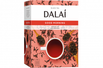 Чай "DALAI" конв. 25пак*1,8гр*24 "Good morning" черный