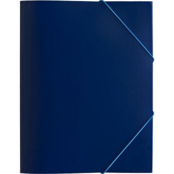 Папка на резинках Attache Economy, А4, 450 мкм, корешок 15 мм, синяя