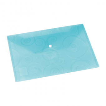 Папка-конверт с кнопкой Deli «Deco», А4, 180 мкм, цвет ассорти