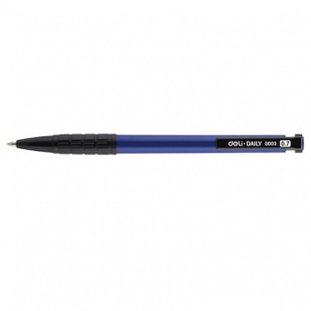Ручка шариковая DELI DAILY 0,7мм, грип.,  синий стержень