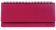 Планинг настольный недатированный (305x140 мм) BRAUBERG "Rainbow", кожзам, 60 л., розовый