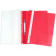 Папка с пластиковым скоросшивателем с перфорацией Berlingo, А4, 180 мкм, красная
